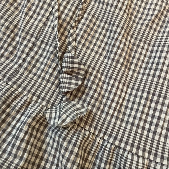 Max Studio Gingham Plaid Tiered Sleeveless Dress - Picture 7 of 10